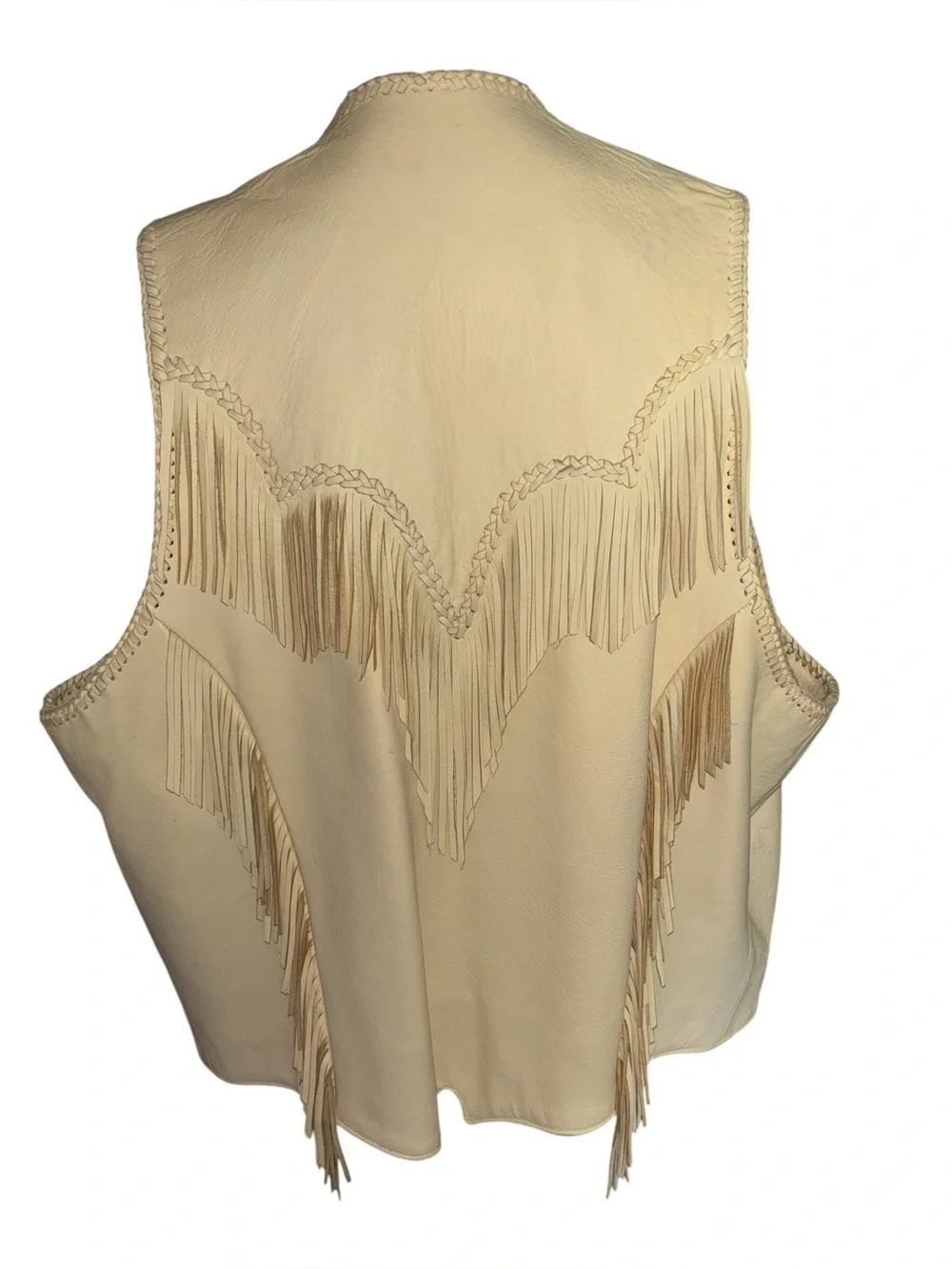 Arturo by Chambers genuine Leather Vest Southwestern/Native American Motif